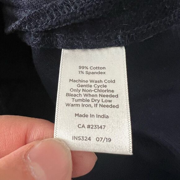 Talbots navy blue mini corduroy skirt size 6 - Picture 7 of 9